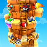 blocky castle tower climb