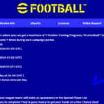 هدايا وعملات مجانية في لعبة eFootball 2024 V3.5.0